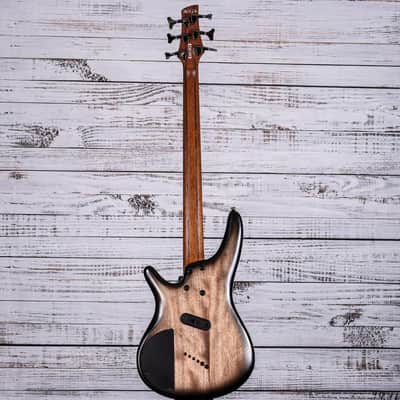 Ibanez SRC6MS Bass Guitar | Black Stained Burst Low Gloss image 4