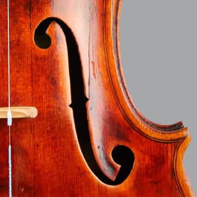 Fine Handmade Violin c.1900 – Joseph Guarnerius fecit Cremonae anno 1746 – Powerful Tone, Fully Restored image 6