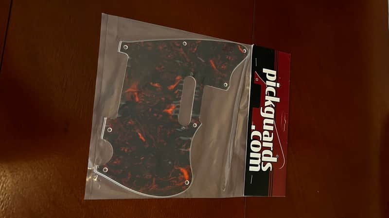 Custom WD Music Pickguard for Squier Paranormal Offset Telecaster 2020-Present - Tortoise - Strat Neck Pickup image 1