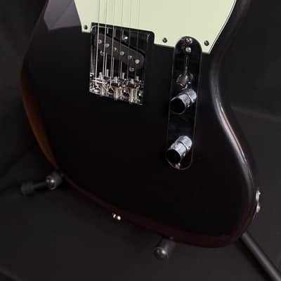 Squier FSR Paranormal Offset Telecaster SJ Electric Guitar Charcoal Frost Metallic image 4