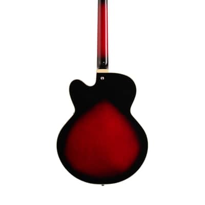 Ibanez Artcore AF75 Hollowbody Electric Guitar Trans Red Sunburst image 5