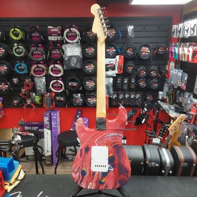 Custom Strat Electric Guitar - Swirl Finish image 11