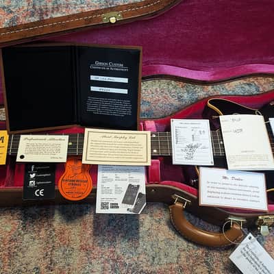 2024 (1of5) Gibson Custom Shop Les Paul "Senior" 1954 Reissue Mahogany Top Single P90 - Vintage Sunburst image 13
