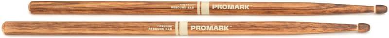 Promark Rebound 5AB FireGrain Drumsticks (3-pack) Bundle image 1