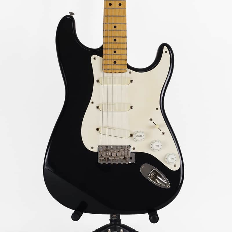 1991 Fender Eric Clapton Signature “Blackie” Black Stratocaster with Tweed Case image 1