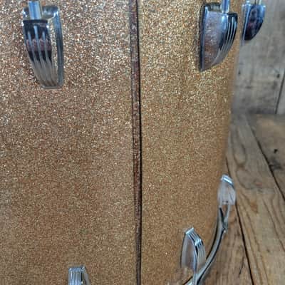 Ludwig Pro Beat Rack Tom 14" x 15" 1976 - Champagne Sparkle image 8