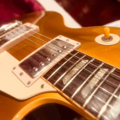 Gibson Historic Collection '57 RI Les Paul Goldtop Reissue 1995 - Antique Gold image 10