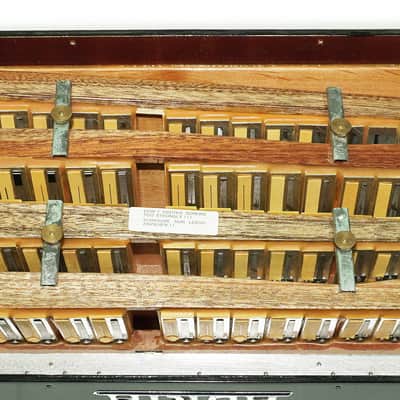 Adria Cromaton IV.A Grand Luxe 5 Row Button Accordion 120 Bass, made in Italy, Cassotto, C Griff, includes Straps and Hard Case, 2715 image 12