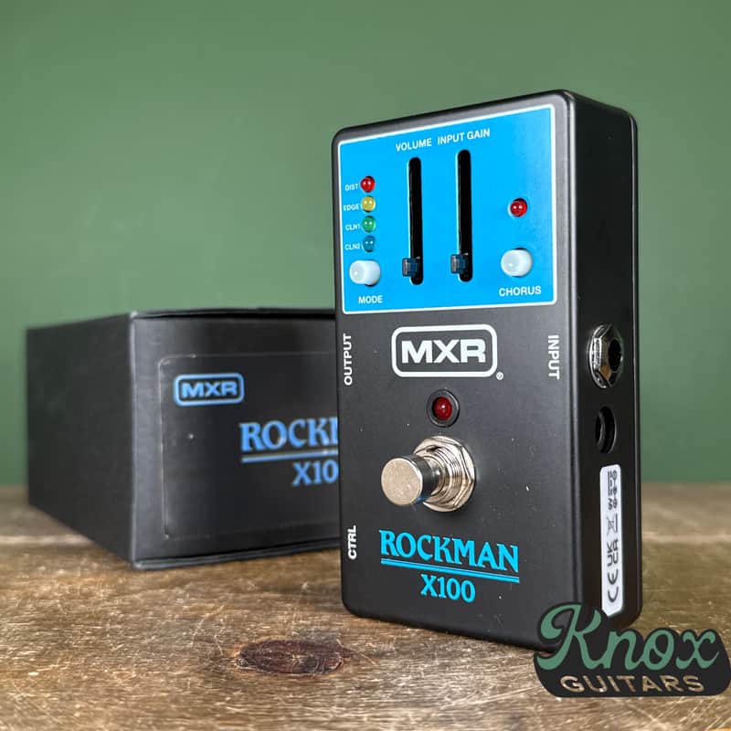 MXR MX100 Rockman X100 Analog Tone Processor 2025 - Present - Black / Blue image 1