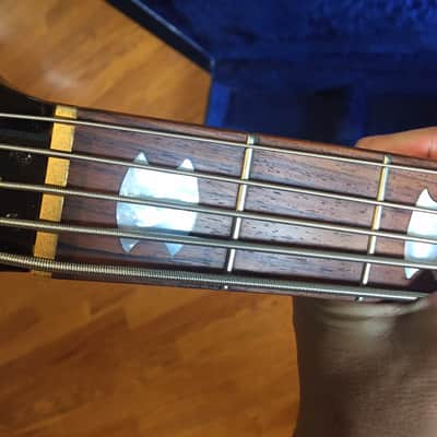 Early version Spector Euro 5 LX bass guitar flamed maple 5 string made in Czech Republic Make Offer! image 10