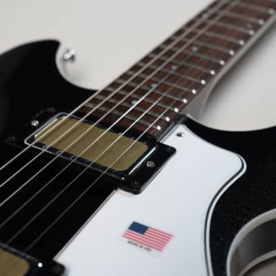 Harmony Factory Special Comet Semi-Hollow Electric Guitar | Space Black | Brand New | MONO Vertigo Case Included! | $95 Shipping image 5
