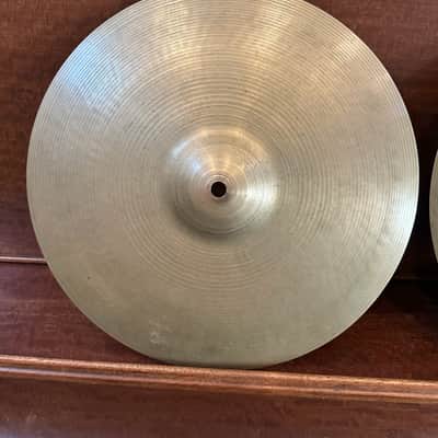 Zildjian 14" Vintage Zildjian Hi Hats 50's Stamp Top 70's Thin Stamp Bottom 50's/70's image 3