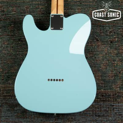 2023 Fender FSR Hybrid II Telecaster Daphne Blue w/ Matching Headstock Made in Japan image 3