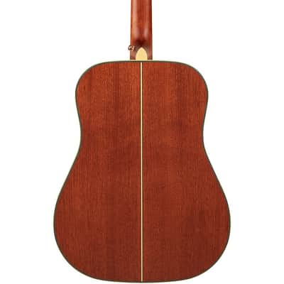 D'Angelico Excel Lexington Dreadnought Acoustic-Electric Guitar - Regular Vintage Natural image 2