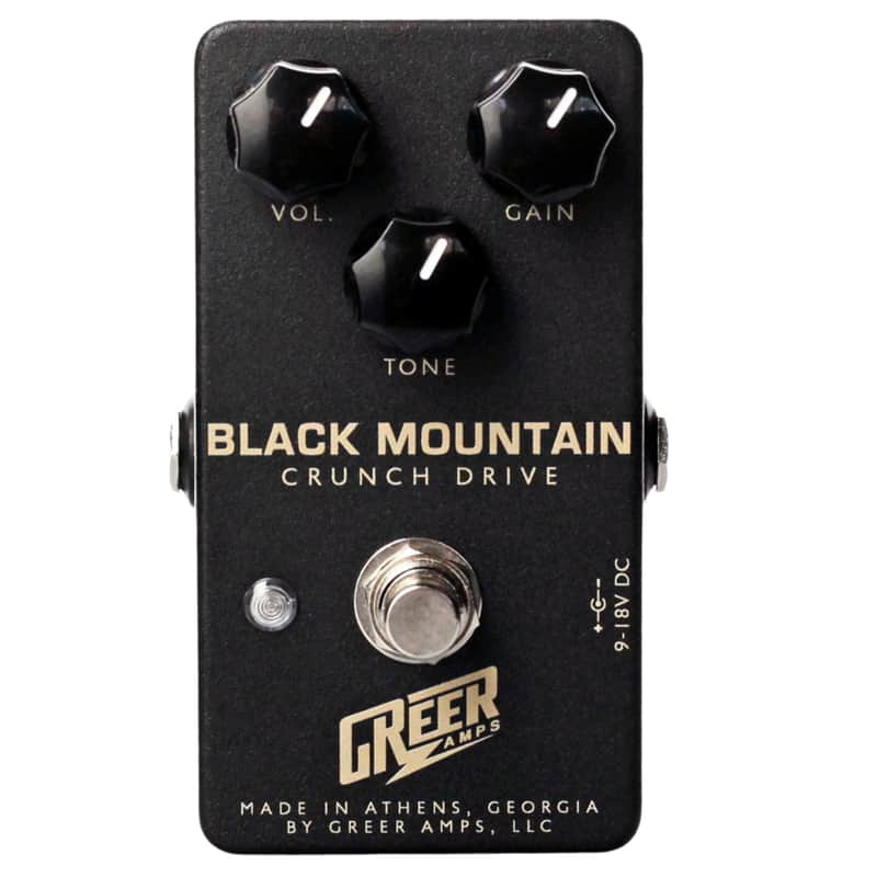 Greer Amps Black Mountain Crunch Drive Effect Pedal image 1