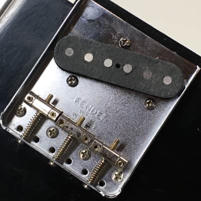 Lefty Fender USA Vintage Reissue Tele Aged Relic Tele Bridge Plate 3 MIJ Saddles image 2