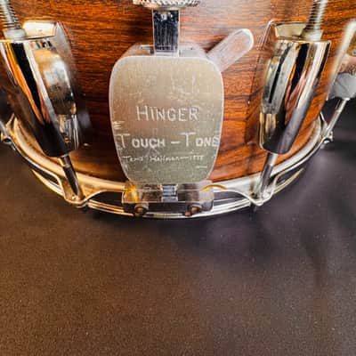 Hinger Hinger True Tone Orchestral Snare 1977 - Natural Ouk image 2