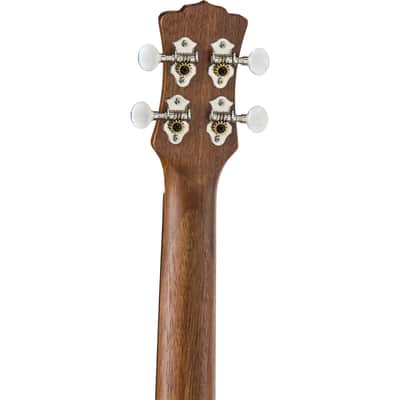 Luna Tattoo UKE TTN MAH Tenor Ukulele with Gig Bag Mahogany Satin Natural Luna  UKE TTN MAH  2012 - NATURAL FINISH image 5
