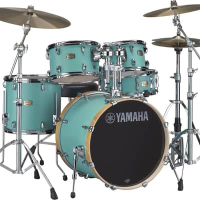 Yamaha SBP0F50 Stage Custom Birch 5-piece Shell Pack - Matte Surf Green (SBP0F50MSGd1)