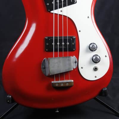 Vintage 1966 MOSRITE VENTURES BASS All Original 30.5 Inch Scale w/ Original Case image 2