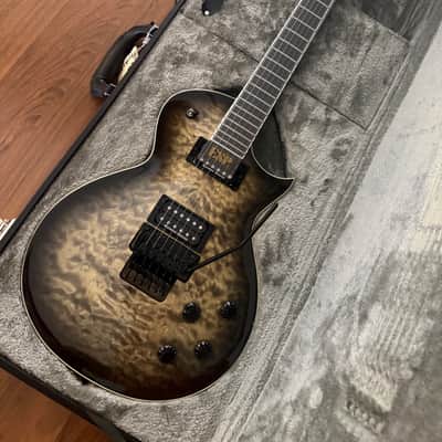 ESP - E-II Eclipse Fanatic's Run Floyd Rose 2017 - Killerburst Black Gloss image 2