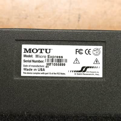 MOTU Micro Express 4x6 USB MIDI interface with Sync CG0133A image 7