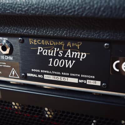 PRS Paul's Amp 100W tube guitar amp head MINT-amplifier *w/ VIDEO* Rare-Celebrity owned image 7