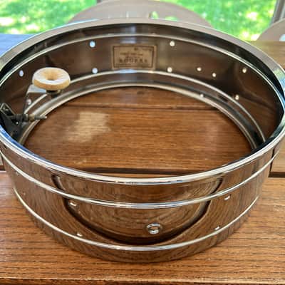 Vintage ROGERS 5"X14" Dyna-Sonic Snare Drum 1969-75 COB (Chrome over Brass) Fullerton image 16