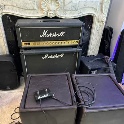Marshall JCM 800 Lead Series Model 2205 2-Channel 50-Watt Head 1980s - Black image 2