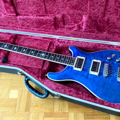 Thomas Ochs PRS-style Custom Made 2010s - Blue Transparent image 10