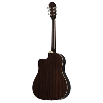 Epiphone J-45 EC Studio Solid Top Ac/Electric Vintage Sunburst image 3