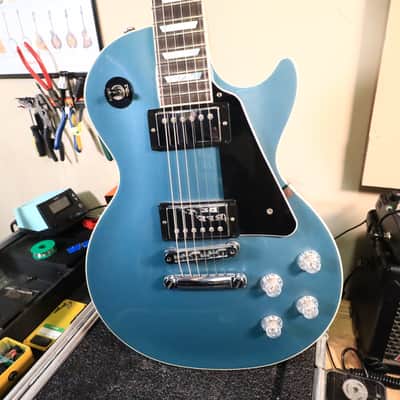 2019 Gibson Les Paul Modern Electric Guitar Faded Pelham Blue image 24