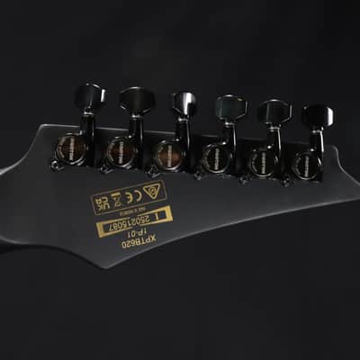 Ibanez XPTB620BKF Xiphos Iron Label 6str Electric Guitar w/Bag Black Flat 087 image 10