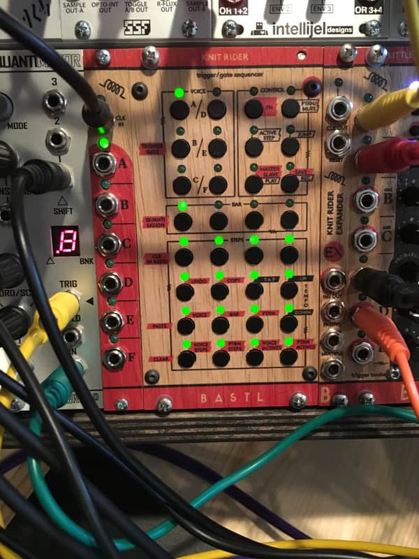 Bastl Knit Rider with Expander Eurorack Gate Sequencer Modular image 1