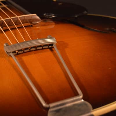 Vintage 1950's Harmony H-1311 Cremona Archtop Guitar with Venetian Cutaway - w/ OSS Case image 8