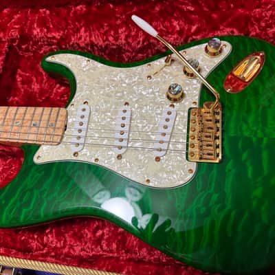 Fender Stratocaster Masterbuilt 2000 - Emerald Green image 2