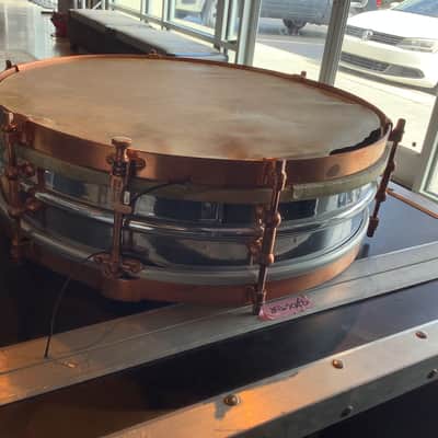 Ludwig 1920s Heavy 2-Pieces Brass Shell 4x14 -#578 image 6