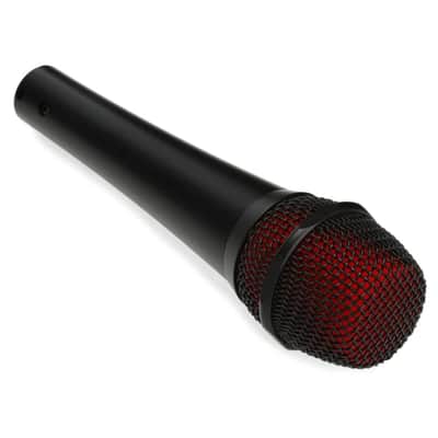Liquid Audio sE Electronics V7 Supercardioid Dynamic Vocal Microphone in Black Finish Bundle w/Pig Hog PHM10 8mm Mic Cable Polishing Cloth image 6
