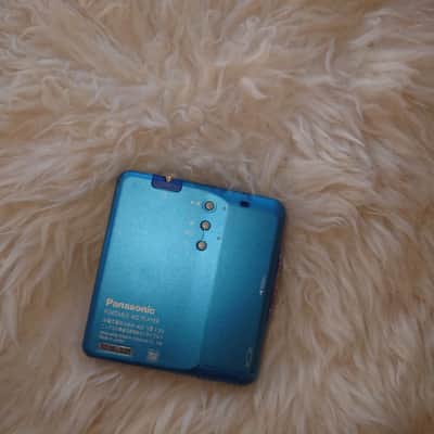 Panasonic Sj-Mj19-A Blue Md Player Mdlp walkman beautiful blue perfect working image 5
