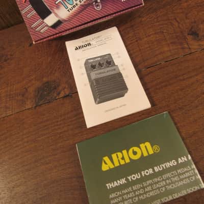 Made in JAPAN Arion MTE-1 Tubulator Overdrive Effects Pedal MINT Condition image 5