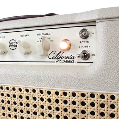 Mesa Boogie California Tweed 6V6 1x12 Combo, Cream Bronco, Wicker Grille image 6