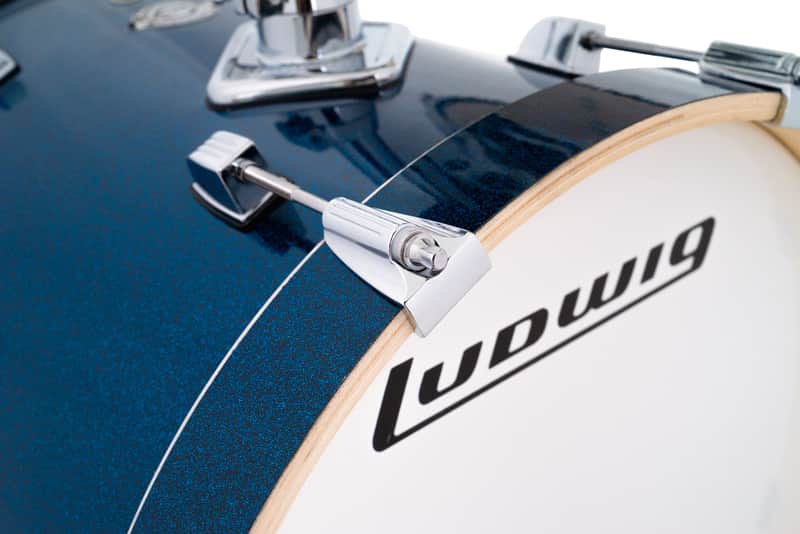 Ludwig Breakbeats 4 Piece Shell Pack, Deep Blue Sparkle image 1