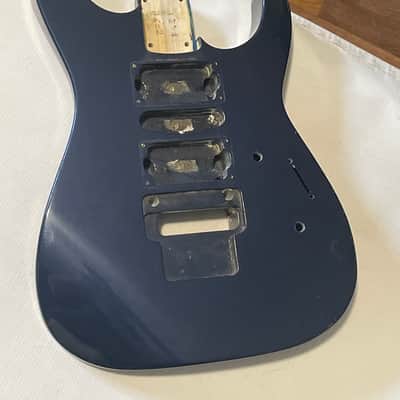1990's Japan Jackson Professional DX2 Dark Blue Guitar Body Floyd Ready image 4