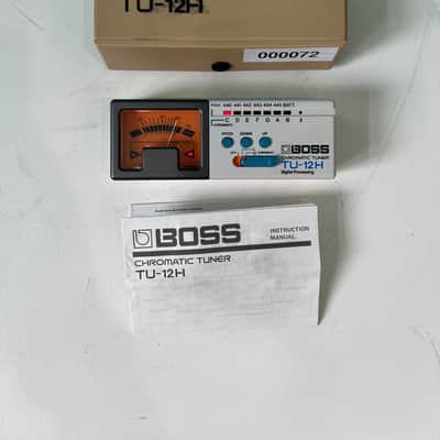 Boss TU-12H Chromatic Tuner 1994 - 2008 - White image 3