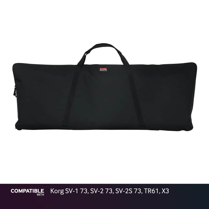 Gator Economy Keyboard Gig Bag for Korg SV-1 73, SV-2 73, SV-2S 73, TR61, X3 image 1