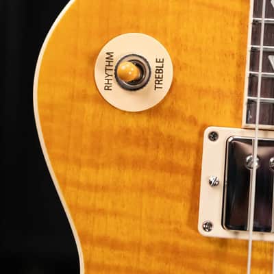 Gibson Les Paul Standard 50s Figured Top Electric Guitar - Honey Amber with Hardshell Case image 8