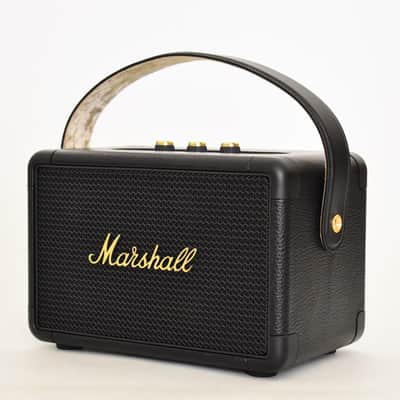 Marshall Kilburn II Portable Bluetooth Speaker- Black & Brass image 1