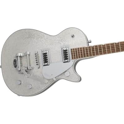 Mint Gretsch Electromatic Jet Electric Guitar - Silver Sparkle image 5