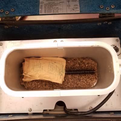 Bell & Howell Type A-1 Military 16 Ohm 20 Watt 8" AlNiCo University Sound Speaker AF2900-676770 MIL-L-4166 1960s - Blue Fiberglass Cab image 8