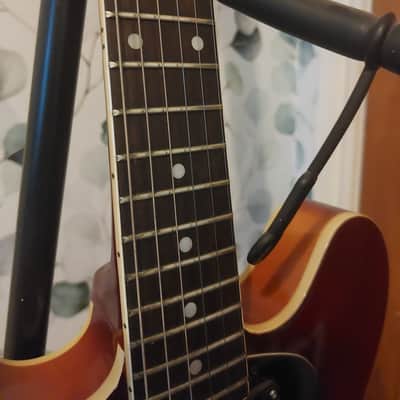 Hondo Deluxe 935 1970-80s Sunburst Archtop image 5
